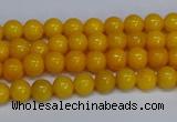 CMJ43 15.5 inches 4mm round Mashan jade beads wholesale