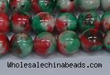 CMJ536 15.5 inches 10mm round rainbow jade beads wholesale
