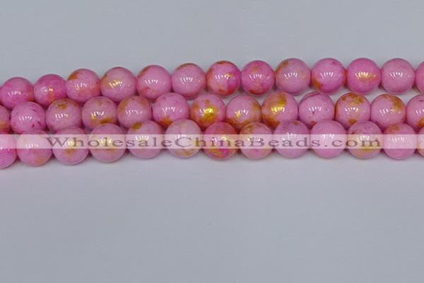 CMJ919 15.5 inches 12mm round Mashan jade beads wholesale