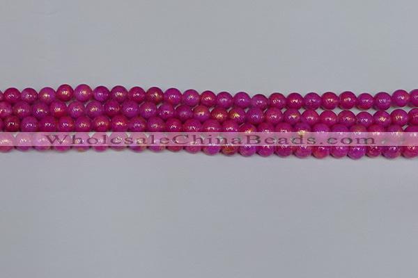 CMJ925 15.5 inches 4mm round Mashan jade beads wholesale