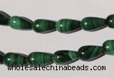 CMN219 15.5 inches 7*12mm teardrop natural malachite beads wholesale