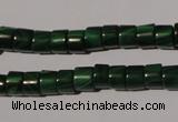 CMN236 15.5 inches 5*7mm heishi natural malachite beads wholesale
