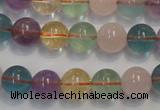 CMQ213 15.5 inches 10mm round multicolor quartz gemstone beads