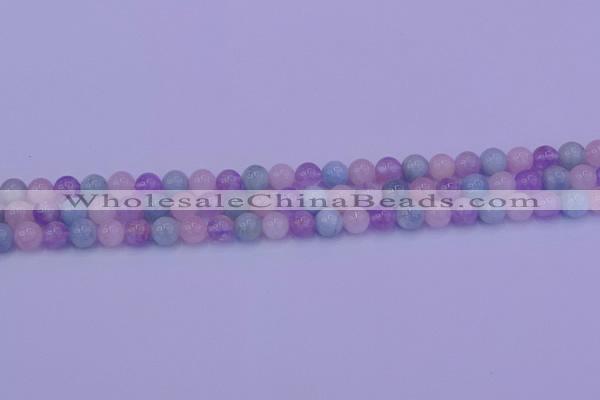 CMQ351 15.5 inches 6mm round mixed quartz beads wholesale