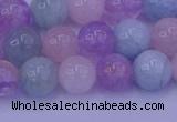 CMQ352 15.5 inches 8mm round mixed quartz beads wholesale