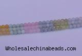 CMQ361 15.5 inches 6mm round rainbow quartz beads wholesale