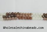 CMS1083 15.5 inches 10mm round mixed moonstone beads wholesale