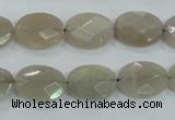 CMS132 15.5 inches 12*16mm faceted oval moonstone gemstone beads