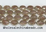 CMS1346 7.5 inches 15*20mm faceted oval moonstone beads