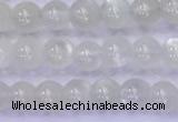 CMS1485 15.5 inches 4mm round white moonstone beads wholesale