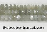 CMS1657 15.5 inches 6*12mm - 8*13mm faceted tyre moonstone beads