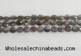 CMS1797 15.5 inches 8*10mm faceted oval AB-color moonstone beads