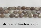 CMS1801 15.5 inches 13*18mm faceted oval AB-color moonstone beads