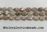 CMS1802 15.5 inches 15*20mm faceted oval AB-color moonstone beads