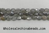 CMS1811 15.5 inches 10*12mm faceted oval AB-color moonstone beads