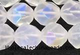 CMS1873 15.5 inches 10mm faceted nuggets AB-color white moonstone beads