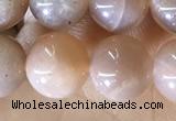CMS1931 15.5 inches 8mm round moonstone beads wholesale