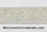 CMS2024 15.5 inches 4mm round white moonstone beads wholesale