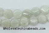 CMS209 15.5 inches 10mm flat round moonstone gemstone beads wholesale