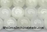 CMS2095 15 inches 6mm round white moonstone beads