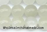 CMS2156 15 inches 10mm round white moonstone beads