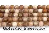 CMS2282 15 inches 10mm faceted round moonstone beads