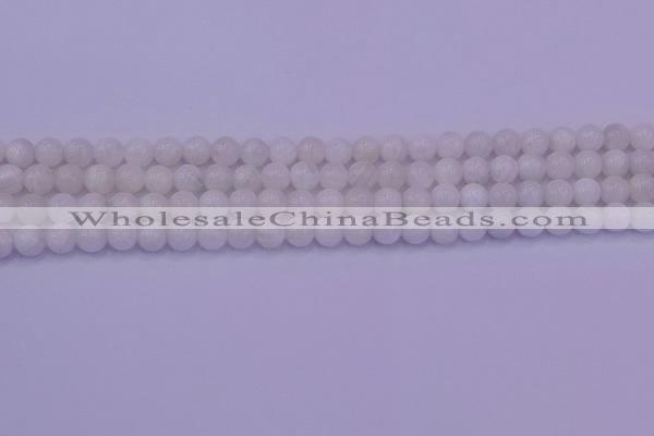 CMS641 15.5 inches 6mm round white moonstone beads wholesale