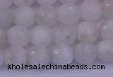 CMS662 15.5 inches 8mm faceted round white moonstone beads