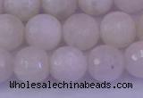 CMS663 15.5 inches 10mm faceted round white moonstone beads
