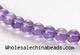 CNA10 6mm round A+ grade natural amethyst quartz beads Wholesale