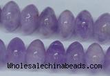 CNA409 15.5 inches 10*16mm rondelle natural lavender amethyst beads