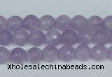 CNA422 15.5 inches 8mm faceted round natural lavender amethyst beads