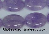 CNA450 15.5 inches 22*30mm oval natural lavender amethyst beads