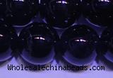 CNA555 15.5 inches 14mm round A grade natural dark amethyst beads