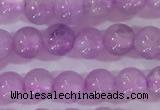 CNA950 15.5 inches 4mm round natural lavender amethyst beads