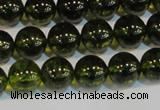 CNC432 15.5 inches 8mm round dyed natural white crystal beads
