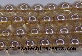 CNC501 15.5 inches 6mm round dyed natural white crystal beads