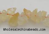 CNG1118 15.5 inches 8*12mm - 13*18mm nuggets citrine gemstone beads