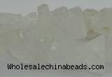 CNG1128 15.5 inches 8*12mm - 13*18mm nuggets white crystal beads