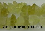 CNG1134 15.5 inches 8*12mm - 13*18mm nuggets lemon quartz beads