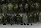 CNG1186 15.5 inches 6*14mm - 8*14mm nuggets labradorite beads