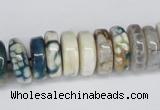 CNG1444 15.5 inches 6*15mm - 8*15mm nuggets agate gemstone beads