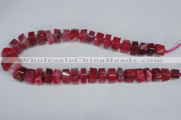 CNG1480 15.5 inches 10*15mm - 12*22mm nuggets agate gemstone beads