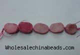 CNG1511 8 inches 20*30mm - 25*35mm freeform agate beads