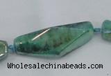 CNG2009 15.5 inches 10*14mm - 12*38mm nuggets plated quartz beads