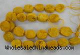 CNG2411 15.5 inches 22*28mm - 28*35mm freeform agate beads