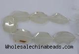 CNG2535 15.5 inches 40*45mm - 45*55mm freeform druzy agate beads