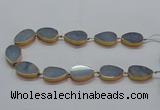 CNG2720 15.5 inches 18*28mm - 20*30mm freeform blue aventurine beads