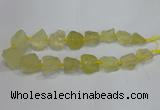 CNG3005 15.5 inches 15*20mm - 22*30mm nuggets lemon quartz beads