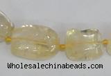 CNG313 15.5 inches 10*14mm – 15*20mm nuggets citrine gemstone beads